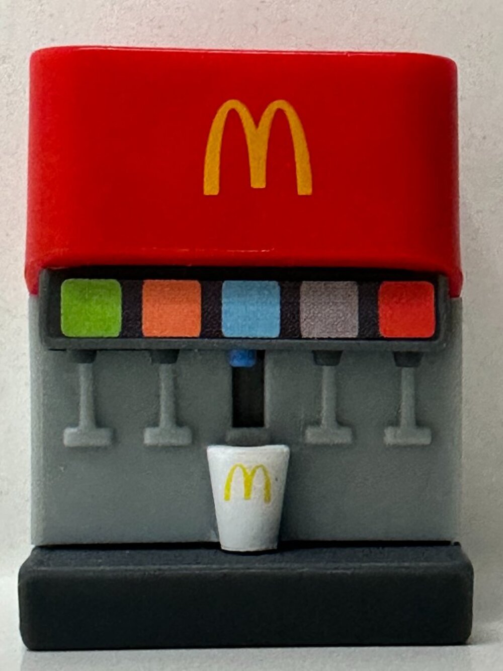 McDonald’s Drink Bar Toy | Mini Soda Fountain | Interactive Button Toy